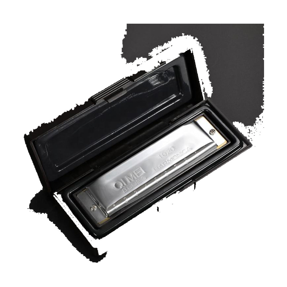 Sonata 10-Hole Diatonic Harmonica in C with Protective Case by QiMei