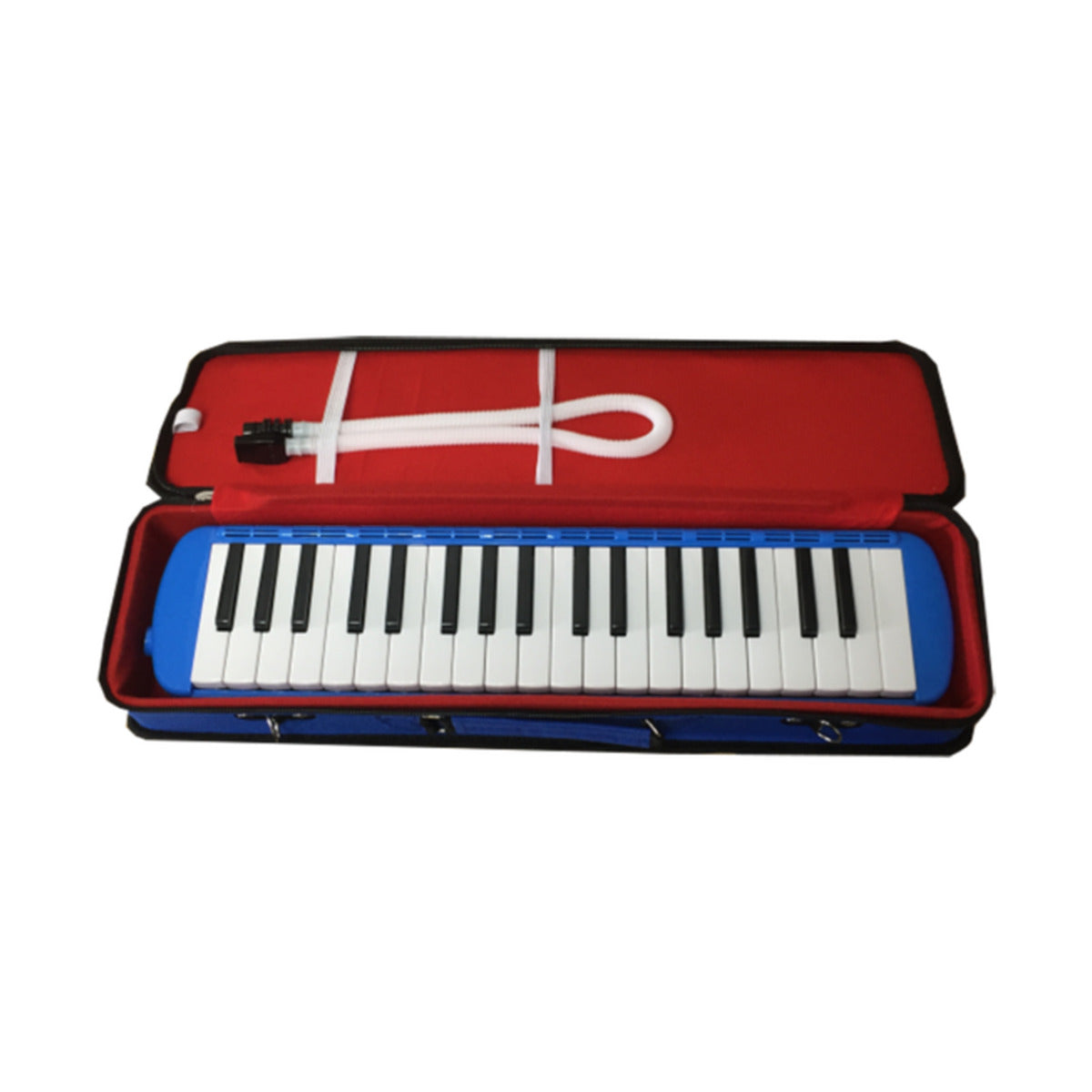 QI Mei 37 Note Melodica With Case Blue