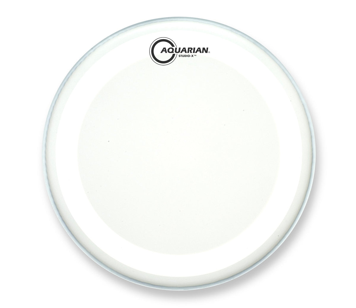 Aquarian 16" Studio-x White Texture Coated 10mil Single Ply Drumhead with X Ring