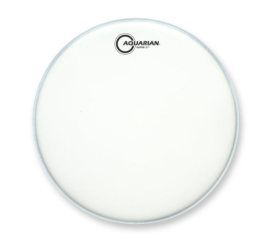 Aquarian 8" Super-2 White Texture Coated 5/7 Double Ply Drumhead