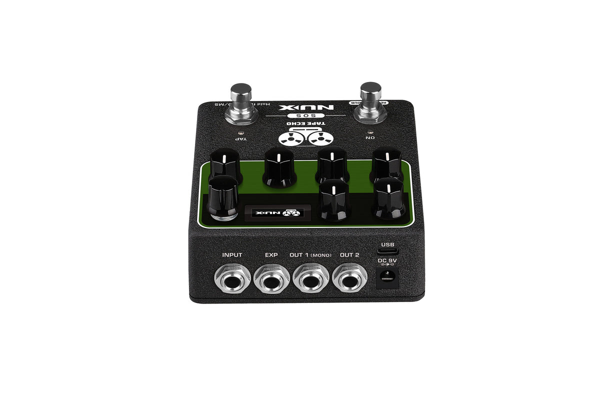 NUX Tape Echo Delay Effects Pedal – Vintage Tape-Style Echo with Modulation — official NUX photo 5