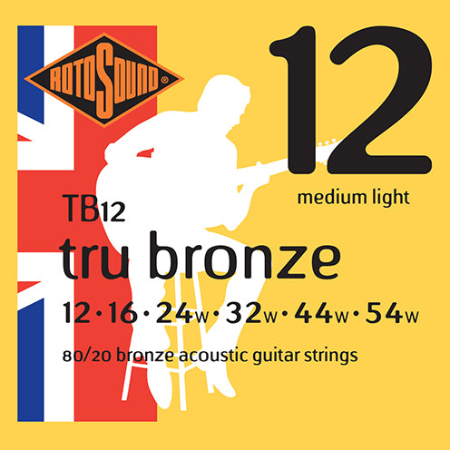 Rotosound Acoustic Guitar Strings – 80/20 Bronze – Gauge 12-54