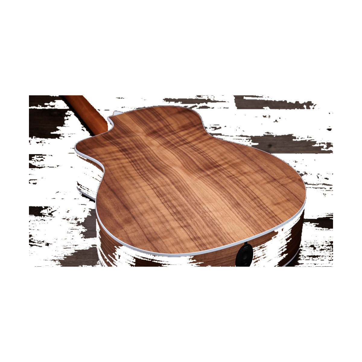 Taylor 214ce Layered Walnut Acoustic-Electric Guitar - back-body