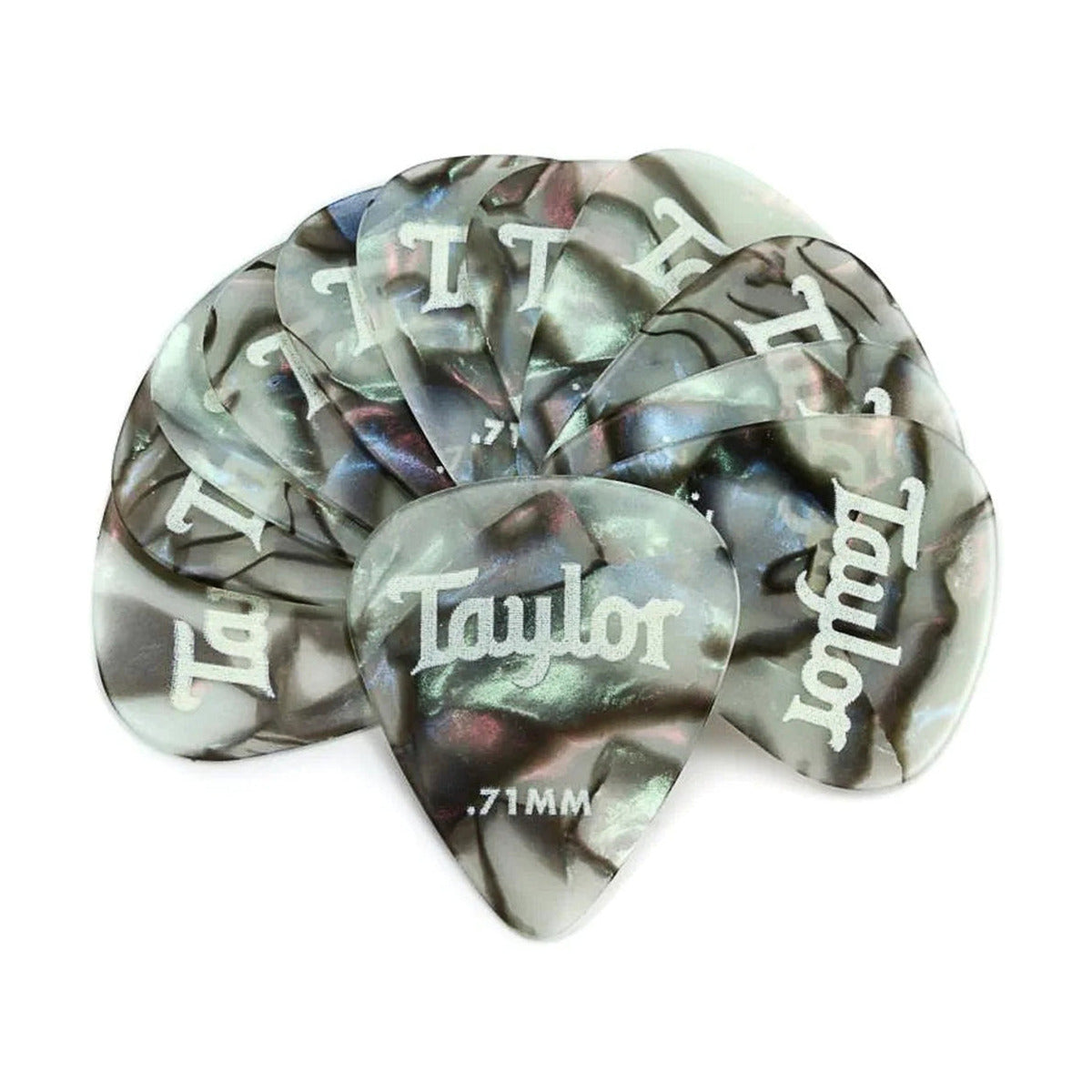 Taylor Celluloid Pick Abalone 0.71Mm