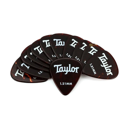 Taylor Celluloid Pick Tort Shell 1.21mm — hero 1