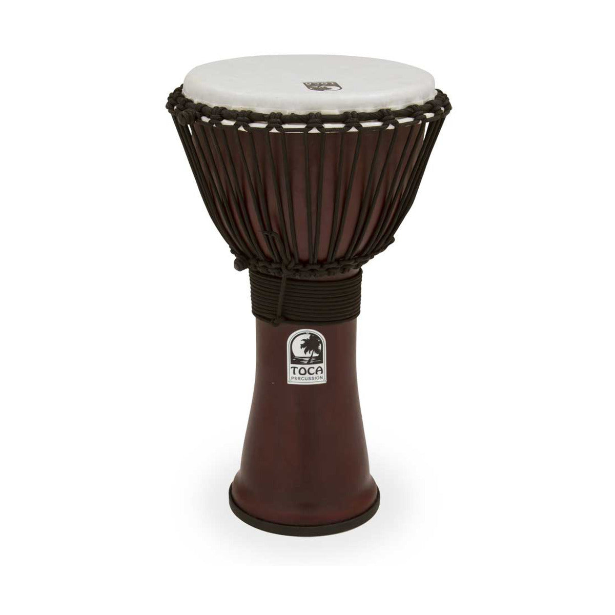 TOCA 10'' Freesyle II Ropetuned Synthetic Djembe - RED