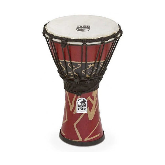 TOCA 7'' Freesyle Ropetuned Djembe - BALI RED