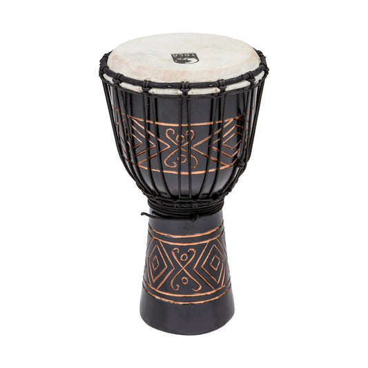 TOCA 8'' Street Series WOOD Djembe - BLACK ONYX