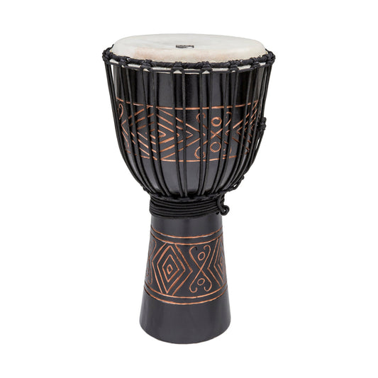 TOCA 12'' Street Series WOOD Djembe - BLACK ONYX