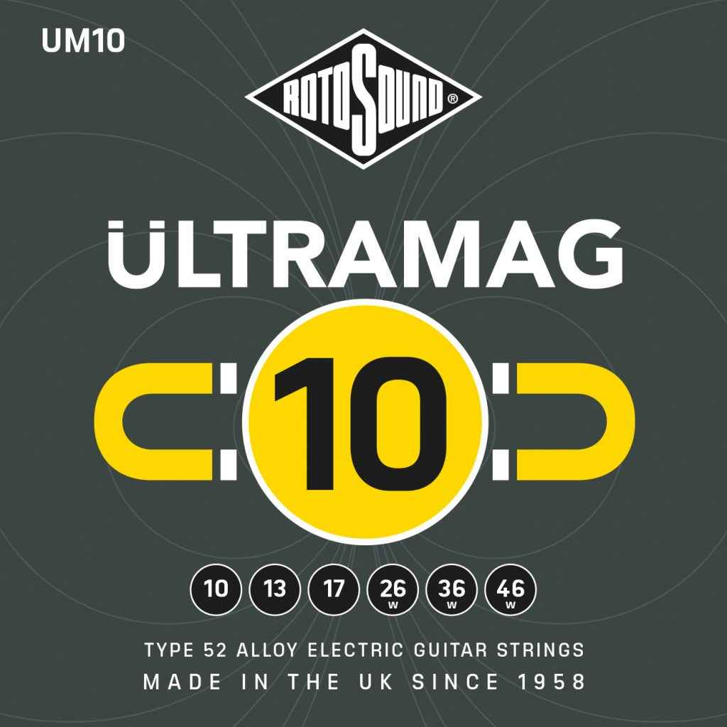 Rotosound Type 52 Alloy Highly Magnetic Electric Guitar Strings-Gauge 10-46