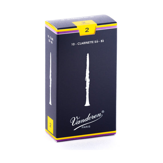 VANDOREN CLARINET REEDS 2 Box of 10 — official Vandoren image 1