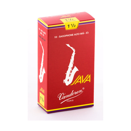 Vandoren Alto JAVA Red Cut 1.5 Reeds — image 1