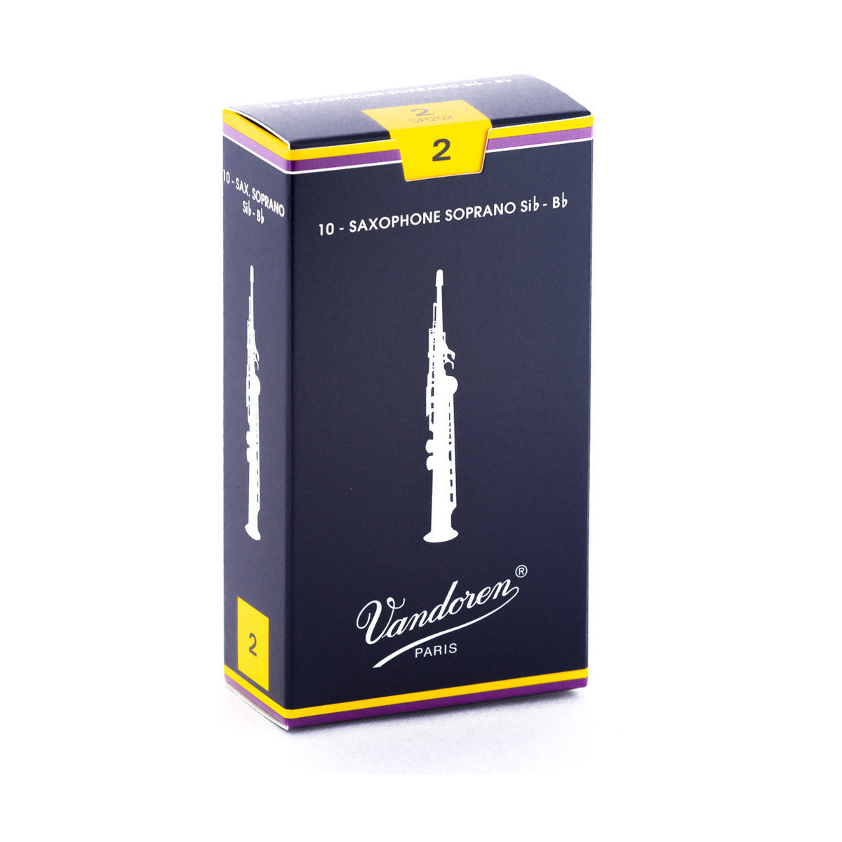 Vandoren Classic Soprano Saxophone Reeds 2 – Box of 10 — official Vandoren image 1