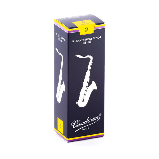 Vandoren Classic Tenor Saxophone Reeds – Strength 2.0 (Box of 5) — official Vandoren image 1