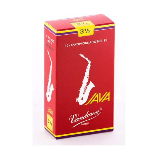 Vandoren JAVA Alto Red Cut Reeds 3.5 — image 1