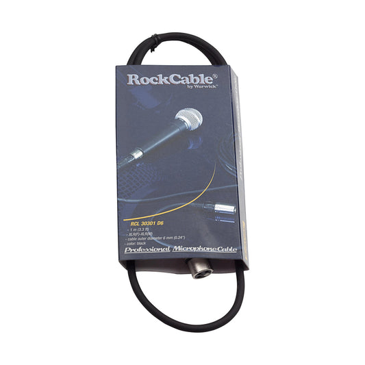 Warwick Rockcable Xlr (male) / Xlr (female) 1M Microphone Cable (shop.warwick.de)