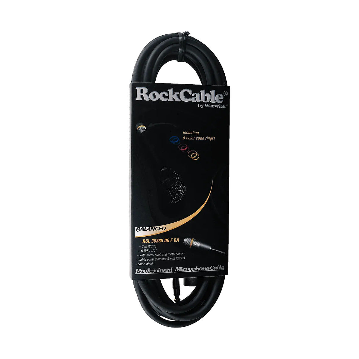 Warwick RockCable 6m Balanced Cable RCL30386FBA