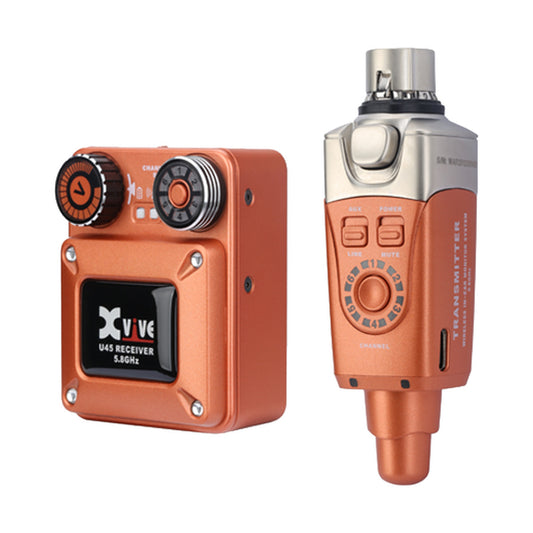 Xvive U45 5.8GHz In-Ear Monitor Wireless System Orange