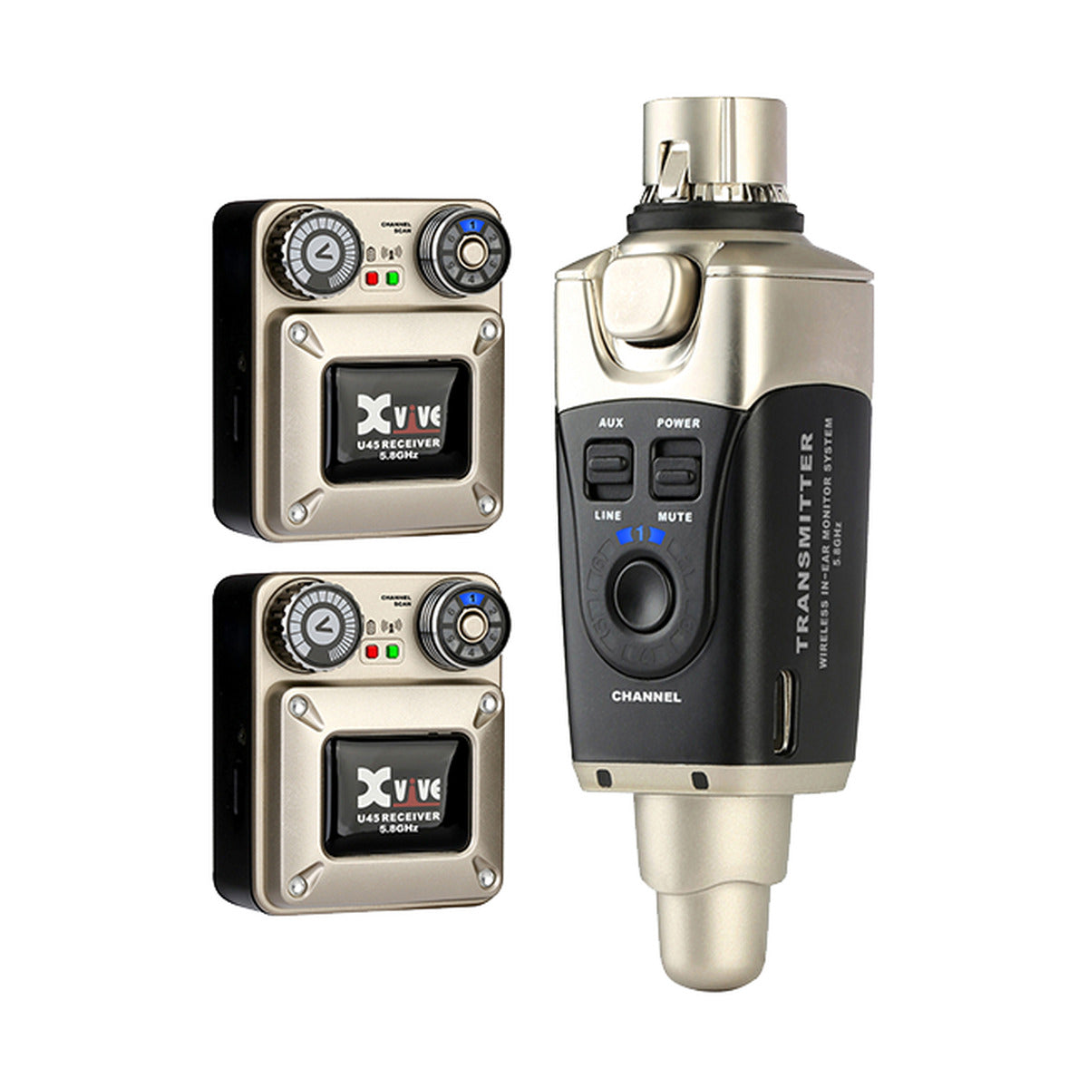 Xvive U45 Dual In-Ear Monitor Wireless System