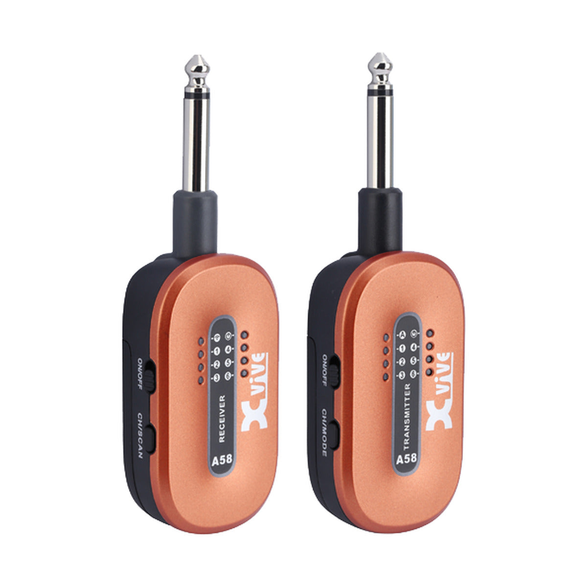 Xvive A58 Wireless Guitar System Orange