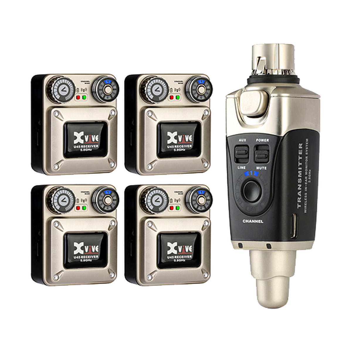 Xvive U45 4 Pce in Ear System