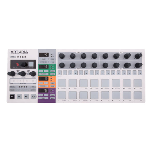 Arturia BeatStep Pro MIDI controller and sequencer, top view