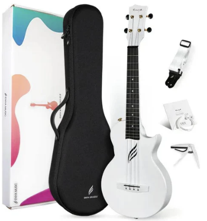 Enya NOVA WHITE Concert Ukulele