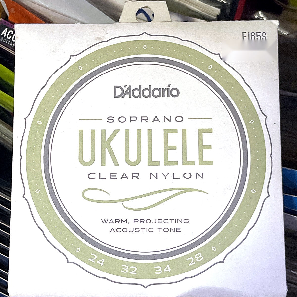 D'Addario EJ65S Clear Nylon Soprano Ukulele Strings
