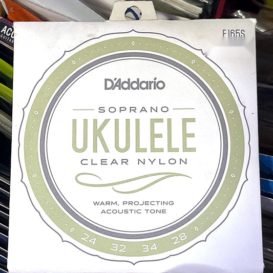 D'Addario EJ65S Clear Nylon Soprano Ukulele Strings