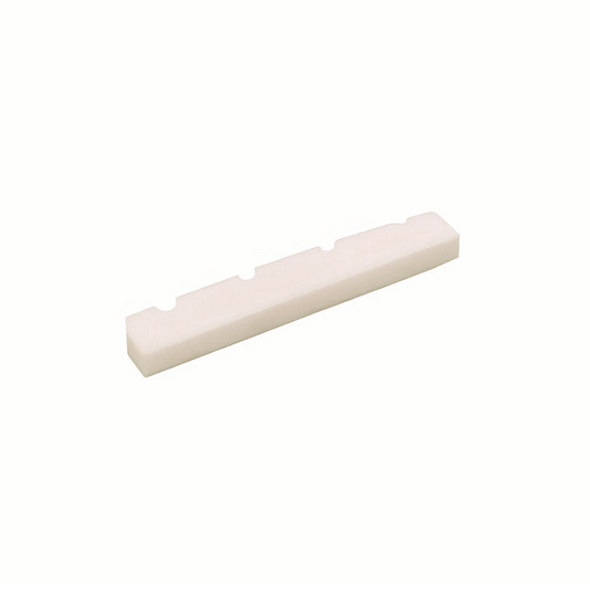 4-String Slotted Bass Guitar Nut 43x3mm Off-White ABS Bass Guitar Part by Alice