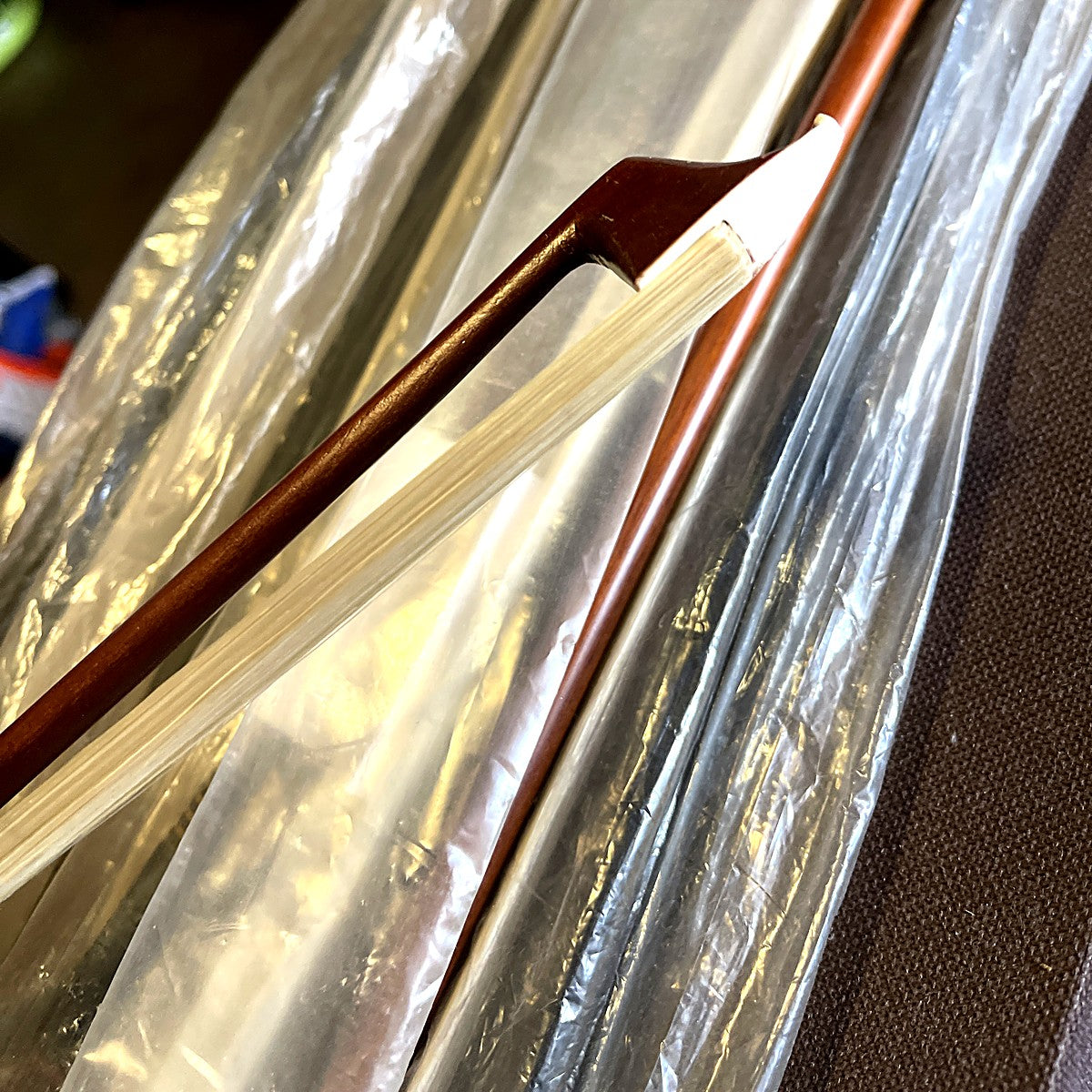 Cello bow stick and hair