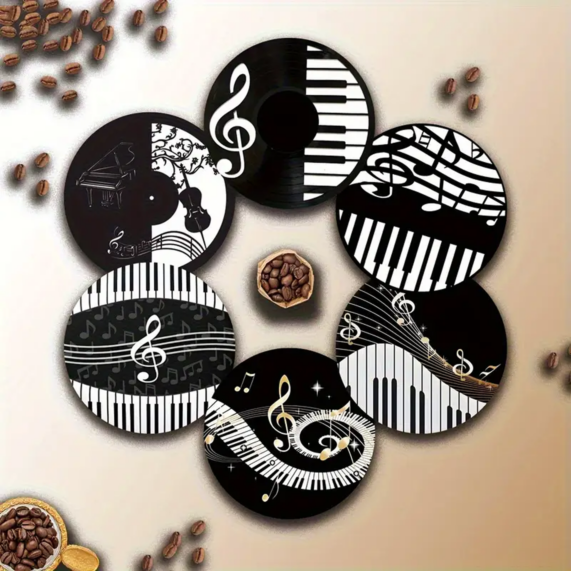 Music Themed Coaster Sets by Pieter Smuts Music