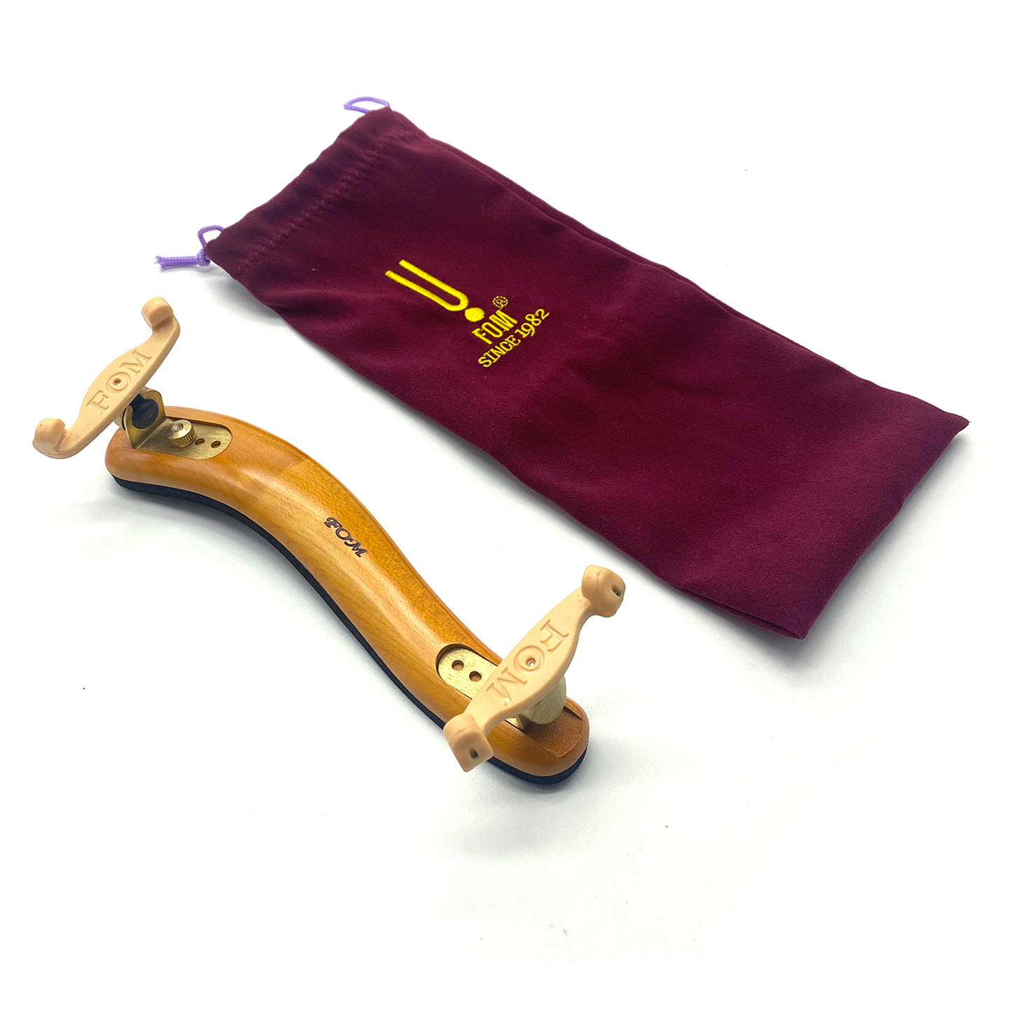 Fom Violin Shoulder Rest Wood Finish 4/4 - 3/4 by Pieter Smuts Music