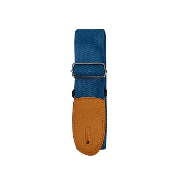Bk Cotton Guitar Strap Blue