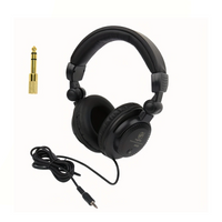 PSM Tiantun HP-960B Studio Monitor Headphones – Over-Ear, Wired, Foldable DJ Headset with 3.5mm & 6.5mm Adapter