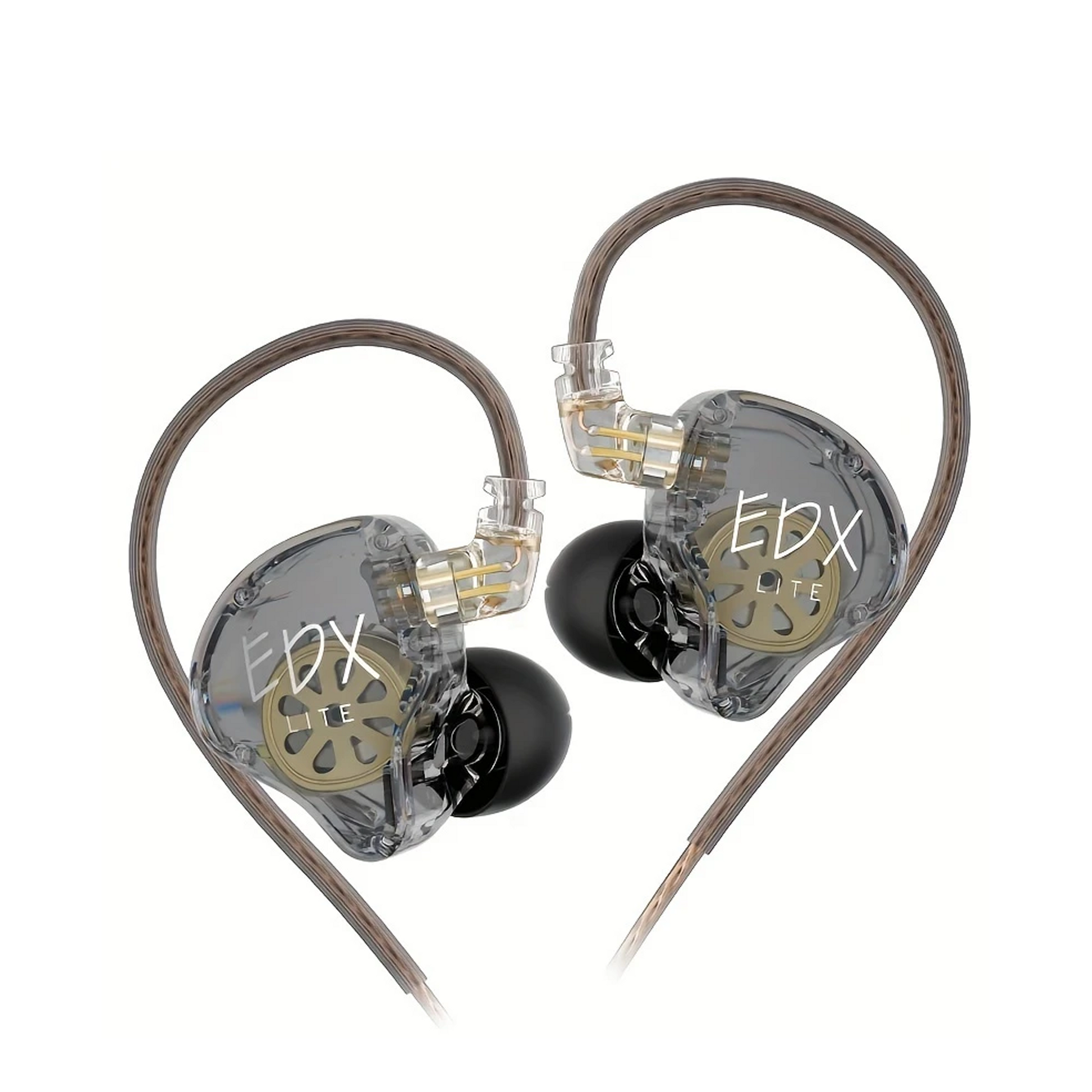 PSM KZ EDX Lite In-Ear Monitor Headphones – Wired HiFi IEM Earphones with Detachable Cable & Microphone by Pieter Smuts Music