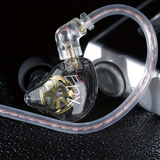 PSM KZ EDX Lite In-Ear Monitor Headphones – Wired HiFi IEM Earphones with Detachable Cable & Microphone