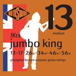 Rotosound Acoustic Guitar Strings–Phosphor Bronze–Gauge13-56