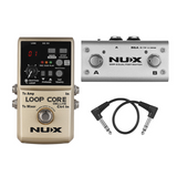 NUX Loop Core Bundle Looper Pedal with 2ch Footswitch