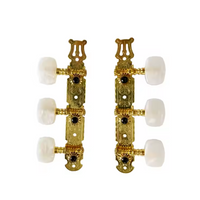 Alice GDAOD19CP Gold Plated Classical Guitar Machine Heads – Smooth Precision Tuning, 1:14 Gear Ratio
