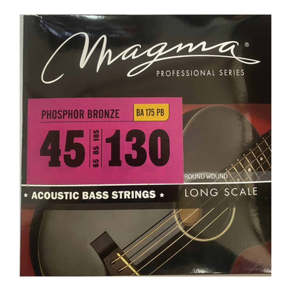 Magma BA175PB Acoustic Bass Strings Phosphor Bronze 5-String 45-130
