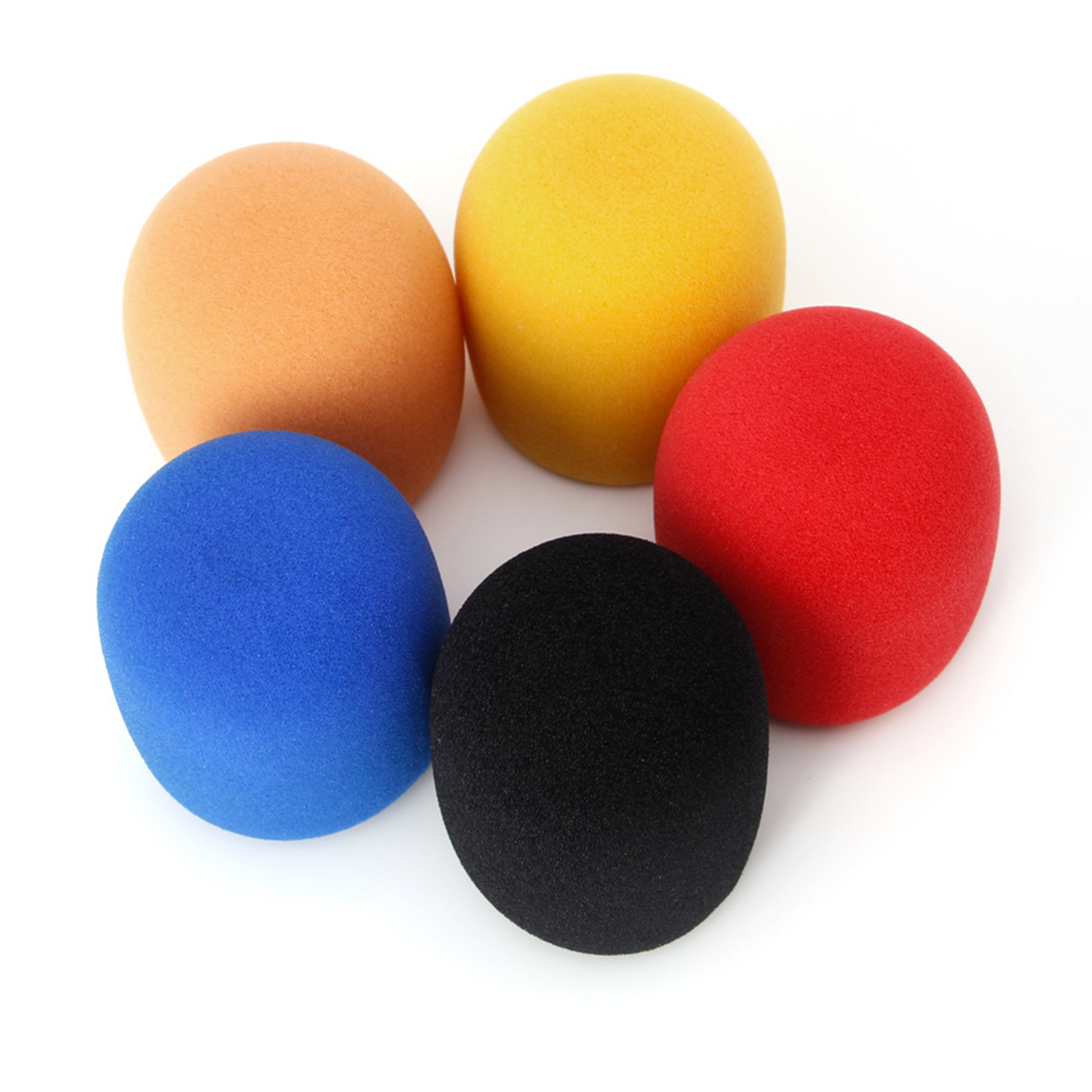 Microphone Windshield - Colour Mic Sponge (5Pk) by BKP