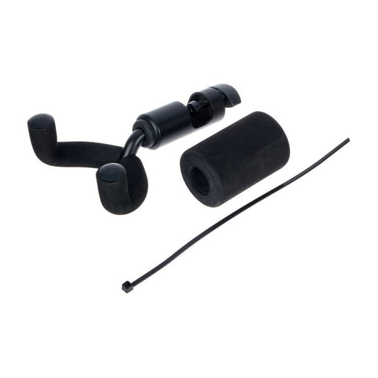 On-Stage GS7800 mic stand guitar hanger with EVA bumper and zip tie