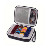 PSM Compact Guitar Pick Storage Case – Durable Hard Shell Travel Pouch with Zipper & Strap