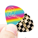 D'Andrea Guitar Picks Pack of 6 Celluloid Assorted Guitar Plectrums