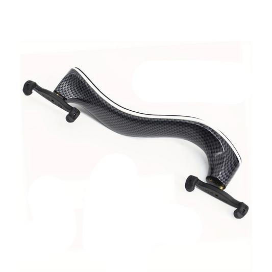 PSM Fibreglass Violin Shoulder Rest – Carbon Fibre Look (Black) by Pieter Smuts Music