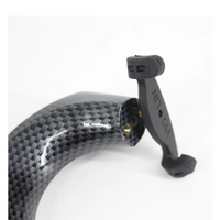 PSM Fibreglass Violin Shoulder Rest – Carbon Fibre Look (Black)