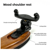 PSM Violin Shoulder Rest – Wood Finish (4/4 & 3/4 Size)