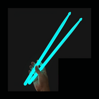 PSM Fluorescent Nylon Drumsticks – 5A Glowing Drumsticks for Live Performance (1 Pair)