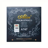 PSM Alice A747 Professional Violin String Set – 4/4 Size, Nylon Core with Silver Winding